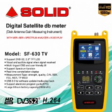 Solid SF-630 TV Digital Satellite dB Meter Solid SF-630 TV Digital Satellite dB Meter