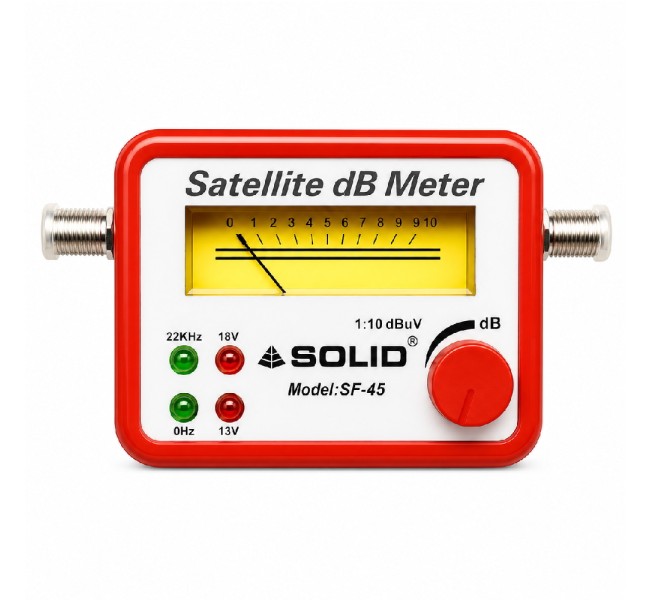 SOLID Analogue SF-45 Satellite dB Meter SOLID Analogue SF-45 Satellite dB Meter