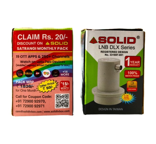 SOLID FS-414 DLX Universal Ku-Band DTH LNB