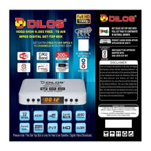 DILOS HDS2-5454 H.265 FREE - TO AIR MPEG 4 DIGITAL SET-TOP BOX DILOS HDS2-5454 H.265 FREE - TO AIR MPEG 4 DIGITAL SET-TOP BOX