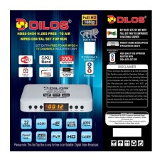 DILOS HDS2-5454 H.265 FREE - TO AIR MPEG 4 DIGITAL SET-TOP BOX