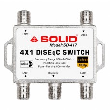 SOLID SD-417 DiSEqC 2.0 Switch - 4in1 SOLID SD-417 DiSEqC 2.0 Switch - 4in1
