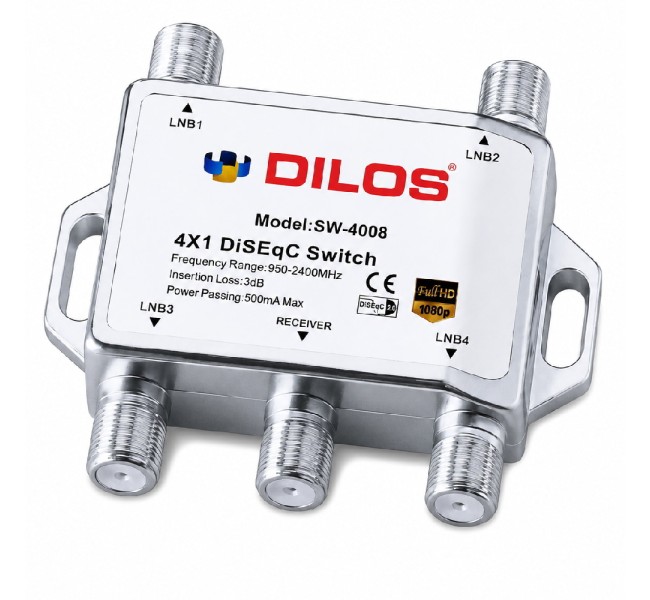 Dilos SW 4008 4in1 DiSEqC 2.0 Switch