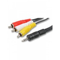 3.5mm to 3 RCA Cable for Android Box and Sat Finders