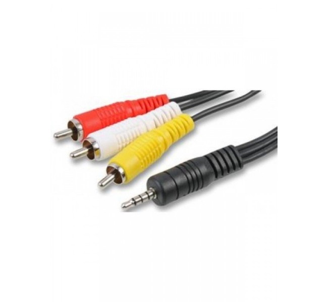 3.5mm to 3 RCA Cable for Android Box and Sat Finders