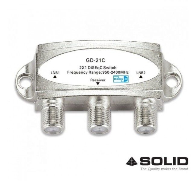 SOLID GD-21C 2 in 1 DiSEqC Switch