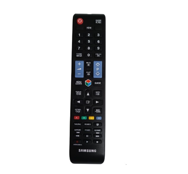 TV Remote Control compatible for Samsung 3d led Smart tv Samsung Remote Controller  (Black)