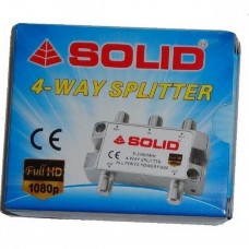 Solid 4-Way Splitter