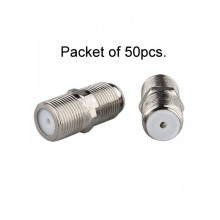 RG6 Coaxial Cable Jointer - 50pcs Pack RG6 Coaxial Cable Jointer - 50pcs Pack