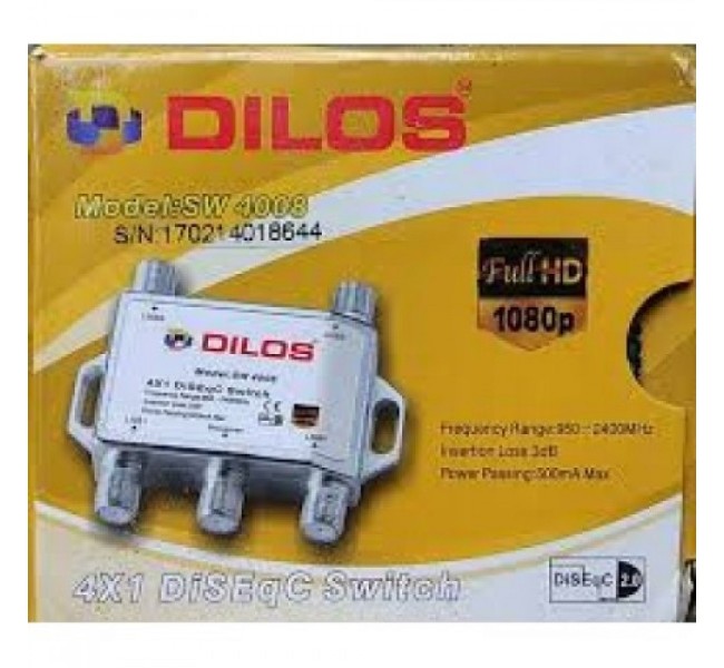 Dilos SW 4008 4in1 DiSEqC 2.0 Switch