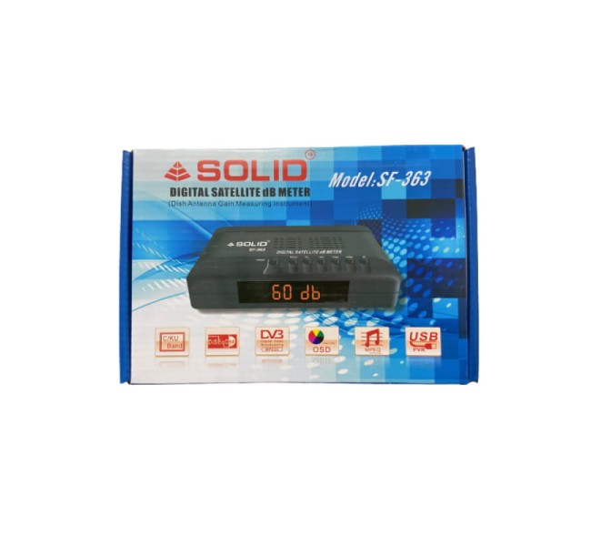 SOLID SF-363 MPEG-2, USB PVR Digital dB meter / Set-Top Box