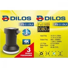 DILOS FS-111DLX Universal Single Ku-Band LNB DILOS FS-111DLX Universal Single Ku-Band LNB