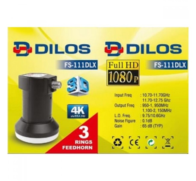 DILOS FS-111DLX Universal Single Ku-Band LNB