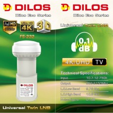 Dilos FS-222PRO Eco Series Universal Twin LNB