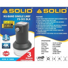 SOLID FS-303DLX Universal Single Ku-Band LNB