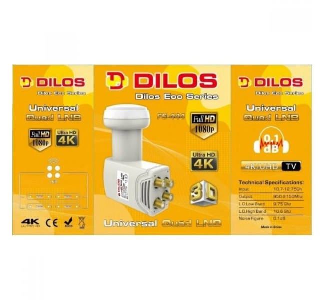 Dilos FS-444PRO Universal Quad LNB