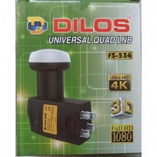 Dilos FS-534 KU 4 WAY Universal Quad LNBF