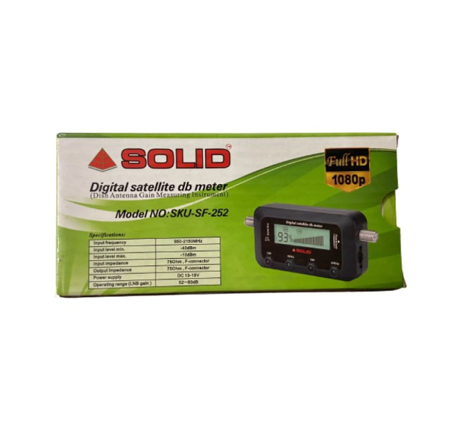 Solid SF-252 Digital Satellite dB Meter