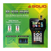SOLID SF-828 HEVC Full HD Digital Satellite dB Meter SOLID SF-828 HEVC Full HD Digital Satellite dB Meter