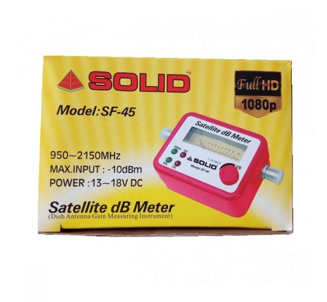 SOLID Analogue SF-45 Satellite dB Meter