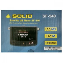 SOLID SF-540 Satellite dB Meter with Bluetooth Interface SOLID SF-540 Satellite dB Meter with Bluetooth Interface