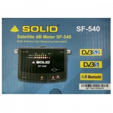 SOLID SF-540 Satellite dB Meter with Bluetooth Interface