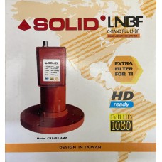 SOLID CB1-PLL-AMP C-Band Satellite PLL LNBF with inbuilt Amplifer