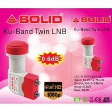 Solid FS-108 Universal Twin Ku-Band LNB Solid FS-108 Universal Twin Ku-Band LNB