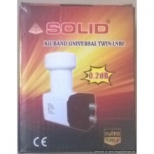 Solid FS-255 Ku-Band Universal Twin LNBF Solid FS-255 Ku-Band Universal Twin LNBF