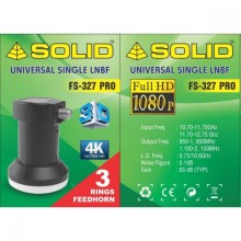 Solid FS-327PRO Universal Single LNBF Solid FS-327PRO Universal Single LNBF