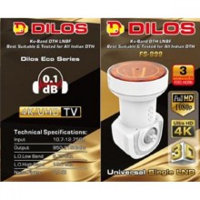 Dilos FS-999 Eco Series Universal Single LNB Dilos FS-999 Eco Series Universal Single LNB