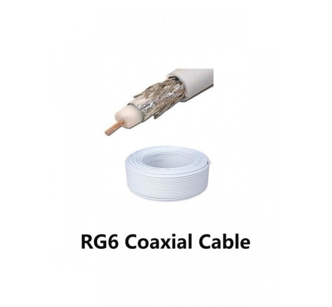 High Quality RG6 COAXIAL CABLE for Dish and DTH Antenna -30 meter