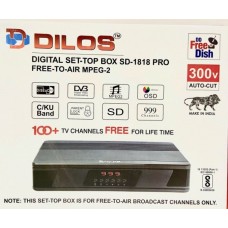 Dilos SD-1818PRO MPEG-2 SD DVB-S Digital FTA Set-Top Box