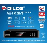 Dilos SD-1845 MPEG-2 SD DVB-S Digital FTA Set-Top Box