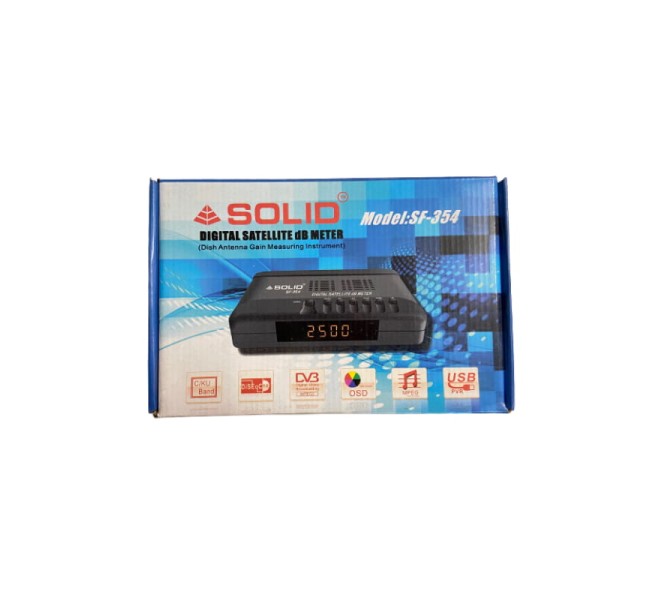 SOLID SF-354 MPEG-2, USB PVR Digital dB meter / Set-Top Box