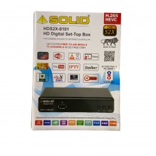 SOLID HDS2X-8181 H.265 T2-MI HEVC DVB-S2X FullHD Digital IT-BOX CUM Set-Top Box