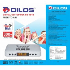 Dilos MPEG-2 SD DVB-S Digital FTA Set-Top Box