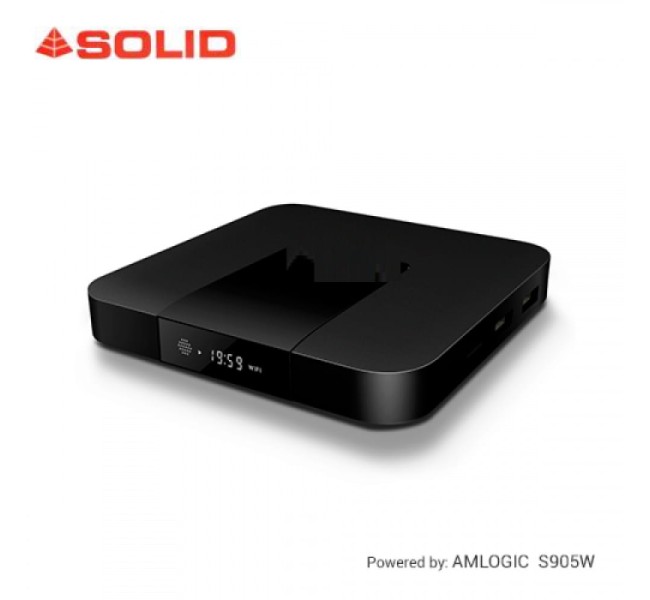 SOLID 1002 Android 7.1 4K, H.265 First Amlogic S905W powered Android TV Box