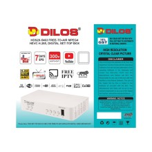 DILOS HDS2X-5463 HEVC 8bits H.265 Free-To-Air Set-Top Box DILOS HDS2X-5463 HEVC 8bits H.265 Free-To-Air Set-Top Box