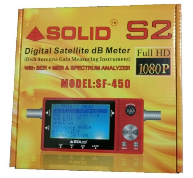 SOLID SF-450 S2 Digital Satellite dB meter