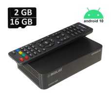 SOLID AHDS2-1080 Freedish Suitable FTA Hybrid Android 10 Smart TV Box 