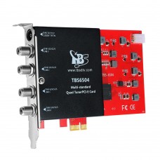 TBS6504 Multi Standard Quad Tuner PCI-e Card